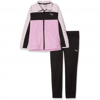Puma Graphic Poly Suit g Chándal, Niñas, 851844, Puma Black, 128