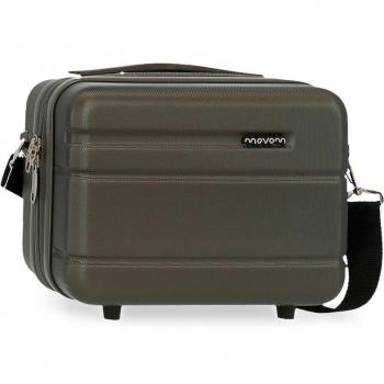 Neceser Movom Galaxy ABS Adaptable con Espejo y Bolsillo Negro