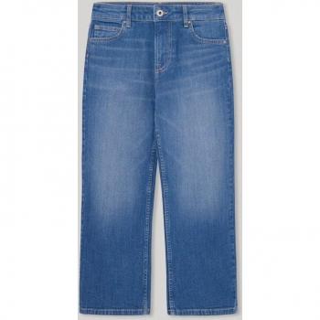 Pantalón Wide Leg con efecto desgastado