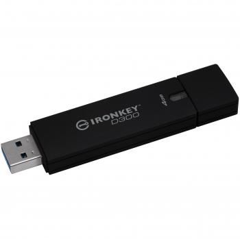 Kingston IronKey D300 - Memoria cifrada USB 3.0 de 4 GB