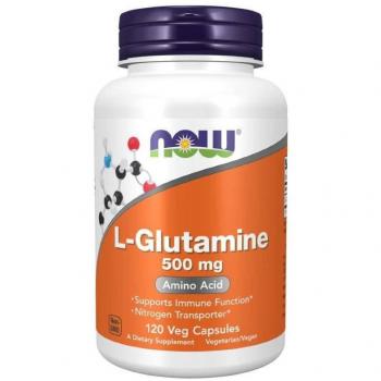 NOW Foods L-Glutamina 500mg Cápsulas Veganas 120 unidades