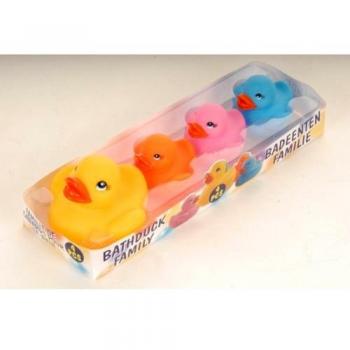 Set de 4 patitos de goma Eddy Toys multicolor