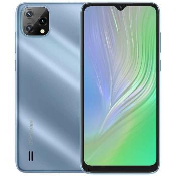 Blackview A55 - Smartphone, 6.53 HD+ Display, Dual SIM, Android 11, 4G LTE, MicroUSB, 3GB RAM, 16GB ROM, 4780mAh Battery, Blue