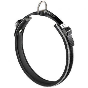 Ferplast Ergocomfort Nylon Padded Dog Collar 34-42cm X 15mm Grey/Black