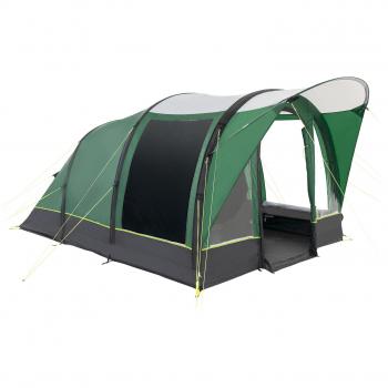 Kampa Brean 4 Air Tienda de Campaña Túnel Verde, capacidad para 4 personas, estructura inflable, fácil montaje, resistente al agua, ventilación adecuada y diseño espacioso