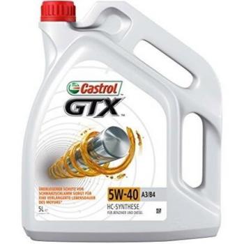 Castrol GTX High Mileage Aceite de Motores 5W-40 A3/B4 5L