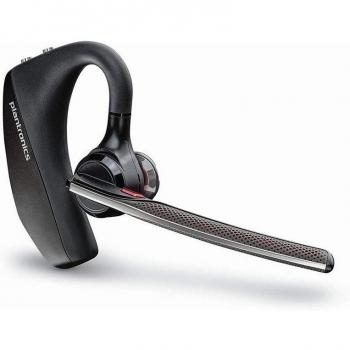 Plantronics Voyager 5200 Auricular Bluetooth Monoaural con Gancho de Oreja, Anulación de Ruido y Tecnologías WindSmart/Smart Sensor - BT 4.1 - Negro