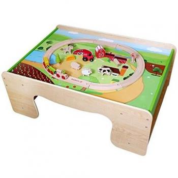 EverEarth - Mesa para Tren y Kit de Tren Granja