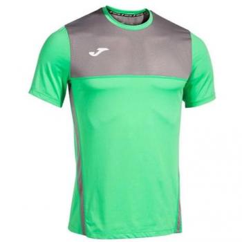 Camiseta de Manga Corta para Hombre R-Trail Nature Verde Gris Joma