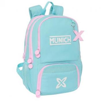 Mochila Escolar Munich Heaven Celeste 30 x 42 x 17 cm