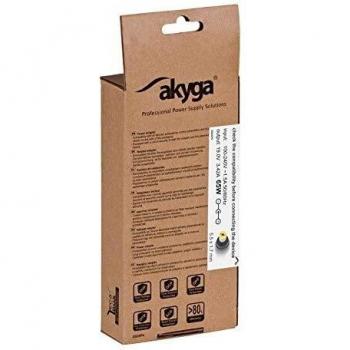 akyga AK de ND de 06 Fuente de alimentación de Repuesto para portátil 65 W Negro