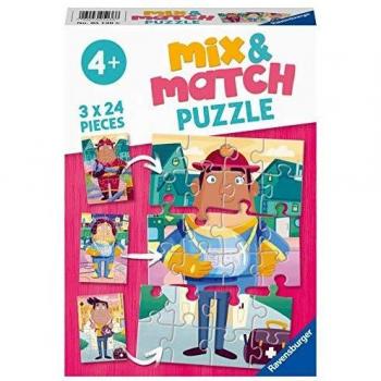 Ravensburger Puzzle Triple 3x24 Mis Héroes Favoritos