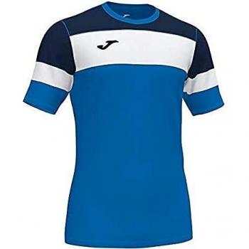 Joma Crew IV Camisetas Equip. M/C, Hombre, Royal-Marino