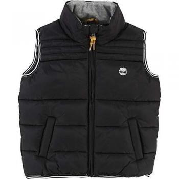 Timberland Kids - Chaleco encerado y acolchado Negro 6 años