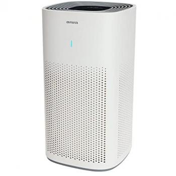 Purificador de Aire Aiwa PA-200 con Filtro H13 HEPA, Ionizador, Filtración 99,95%, Ultra Silencioso, Temporizador, 3 Velocidades de Ventilación, UV LED, para