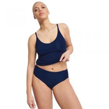 Braga Alta Sloggi ZERO Feel 2.0 para Mujer - Azul, Poliamida, Talla Grande