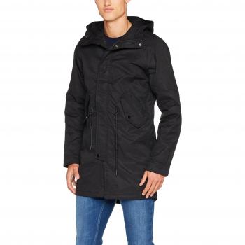 Lee Urban, Parka para Hombre, Negro