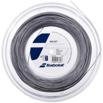 Babolat RPM Soft Tennis String Reel 200m (17 gauge, 1.25mm, Grey)