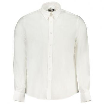North Sails White Cotton Shirt - XXL, Formal Shirt, Male, Color: White, Size: 2XL, Material: Embroidered Cotton