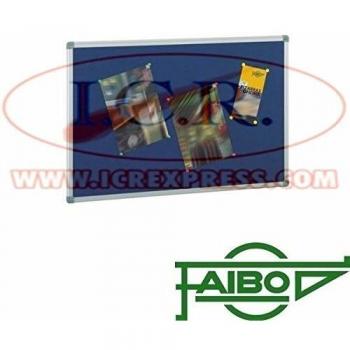 Tablero de corcho Faibo 45x60 cm Tapizado en Azul