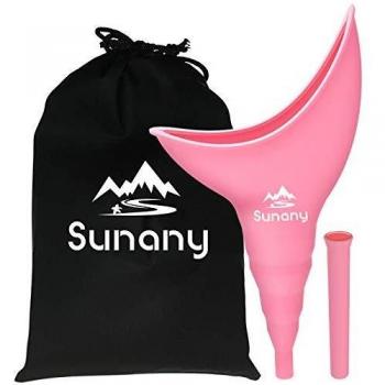 Urinario Femenino Dispositivo, Portátil Orinal Femenino Embudo De Silicona para Mujeres De Pie para Orinar, Reutilizable Urinario Mujer,Adecuado para Actividades Al Aire Libre,Camping,Viajes