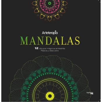 Arteterapia. Mandalas. 12 dibujos mágicos: rasca y descubre - VARIOS AUTORES
