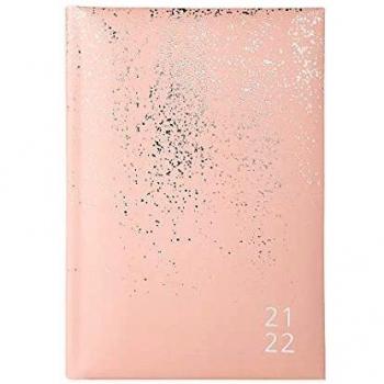 Papertrac - Agenda Académica 21-22 Coral - Día Página- 320 páginas - Tamaño A5-14 x 21,2 cm