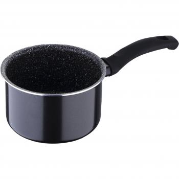 Bergner Bellini Black - Cazo, 16 x 8,5 cm, aluminio prensado