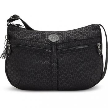 Bolso Kipling Izellah Signature Bordado Unisex Tamaño Único