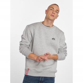 Alpha Industries Basic Small Logo Grey Sweatshirt