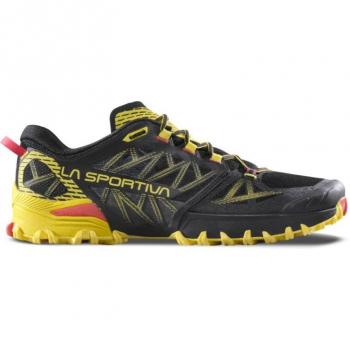Zapatillas de trail running La Sportiva Bushido III para hombre en color negro y amarillo