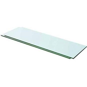 vidaXL Shelves 2 pcs Panel Glass Clear 60x15 cm