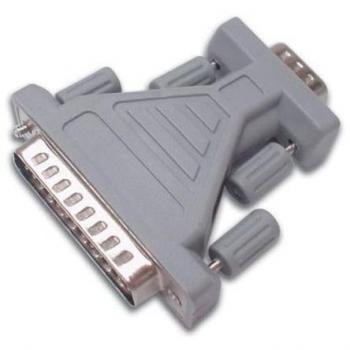 Adaptador de Puerto SUBD9 Femenino a SUBD25 Masculino