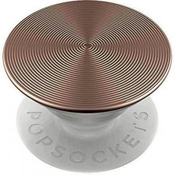 PopSockets PopGrip - Soporte y Agarre para Teléfonos Móviles y Tabletas con un Top Intercambiable - Twist Rose Gold Aluminum