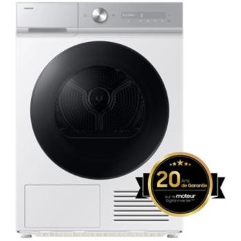 Samsung Bespoke AI 9kg Heat Pump Dryer A+++ White DV90DB8845GHU3