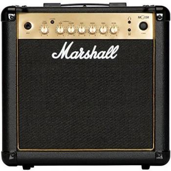 Marshall MG15GR Gold 15W Electric Guitar Combo Amplifier with Reverb