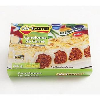 Bandeja Canelones De Carne Abricome 380g
