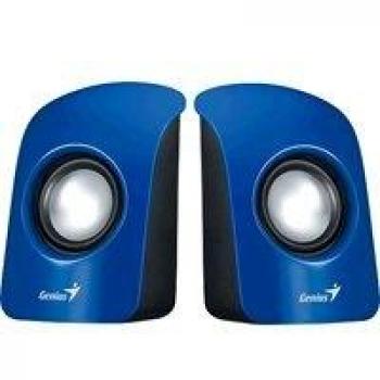 Genius SP-U115 - Altavoces estéreo USB, 1.5 W, RMS, Color Azul