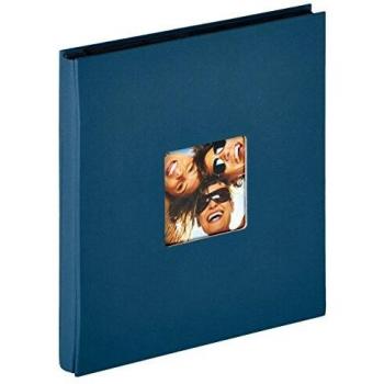 Walther Design Álbum Divertido, Azul, conectar la diversión, Cinta estructurada, 400 Fotos 10x15 cm