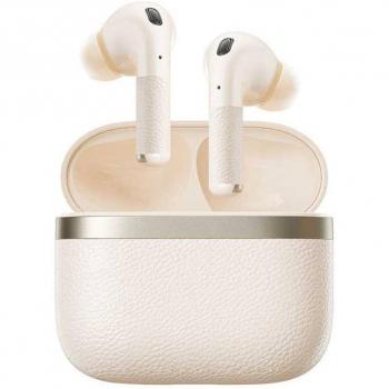 Auriculares TWS Edifier W260NC con Cancelación de Ruido y 32 horas de batería (Beige)