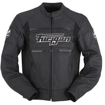6790-1 - Furygan Houston Amo II Leather Motorcycle Jacket L Black