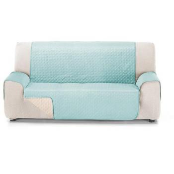 RUBI CUBRE SOFA BICOLOR REVERSIBLE 4 PLAZAS AGUAMARINA/CRUDO