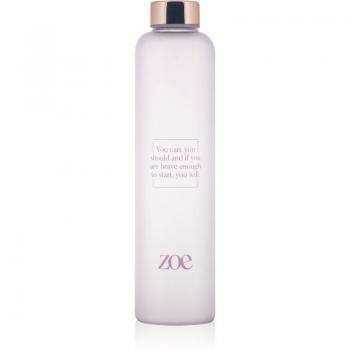 ZOE Purple 750ml Glass Water Bottle