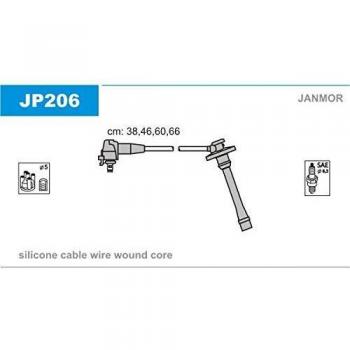 Janmor JP206 Juego de cables de encendido
