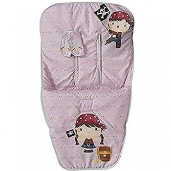 Babyline Colchoneta Silla Ligera Con Cubre Arnés Pretty Pirate - Colchoneta para silla de paseo, niñas