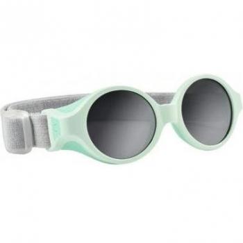 Béaba Gafas de Sol para Bebés 0-9 Meses con Cinta Ajustable, Protección UV, Color Verde Claro/Aqua, 1 Unidad