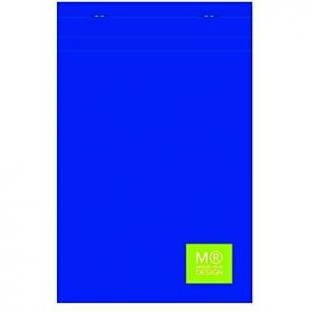 Miquelrius - Bloc grapa A5, 80 hojas lisa, color azul
