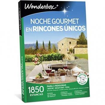 WONDERBOX Caja Regalo para mamá - Noche Gourmet EN RINCONES ÚNICOS - 1.850 estancias en España y Europa