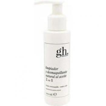 Gema Herrerías GH Limpiador y Desmaquillante Natural al Aceite 2 en 1, 100 ml
