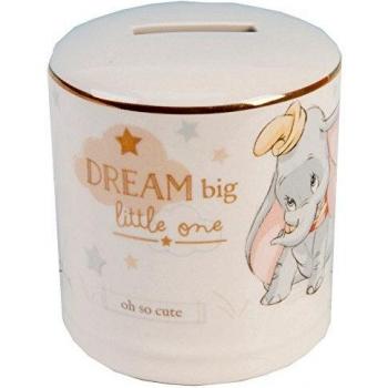 Hucha de Cerámica Dumbo con Detalles Dorados - Disney Magical Beginnings